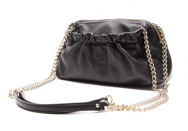 Black Kate Spade Suede Purse with Gold Chain Handles in 2023
