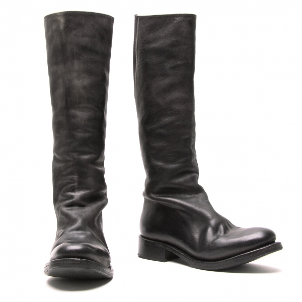 CHEREVICHKIOTVICHKI FOR Yohji Yamamoto Leather Boots Black 36