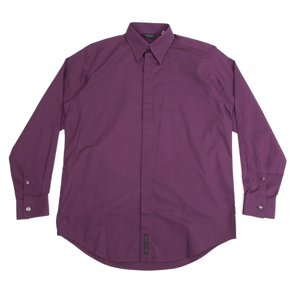 VERSACE CLASSIC V2 Long Sleeve Shirt Purple 39 | PLAYFUL