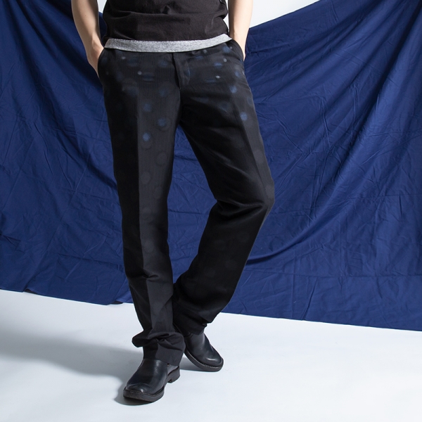 Men's Velvet Sequin Embellished Flare Trousers ‐ Phix