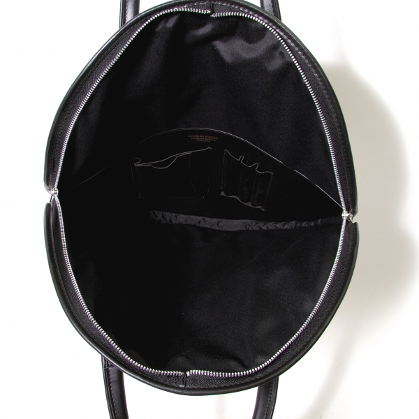 COMME des GARCONS Synthetic leather Circle Bag Black | PLAYFUL