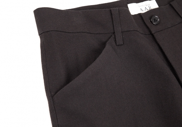 Yohji Yamamoto DURBAN A.A.R Cotton Wool Pants (Trousers) Black L