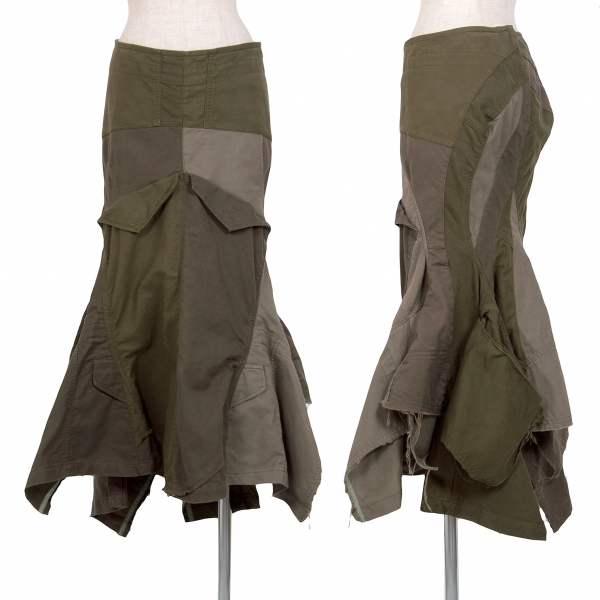JUNYA WATANABE COMME des GARCONS Military Skirt Khaki SS | PLAYFUL