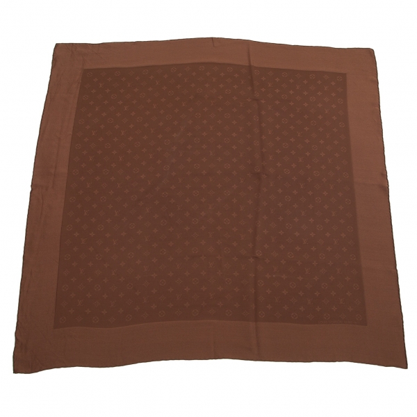Louis Vuitton FOULARD MONOGRAM FOREVER black Brown Silk ref.394926 - Joli  Closet