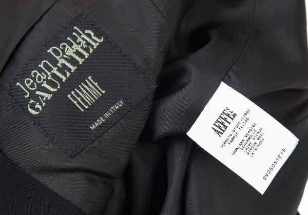 Jean-Paul GAULTIER Chain Design Jacket Black S-M | PLAYFUL