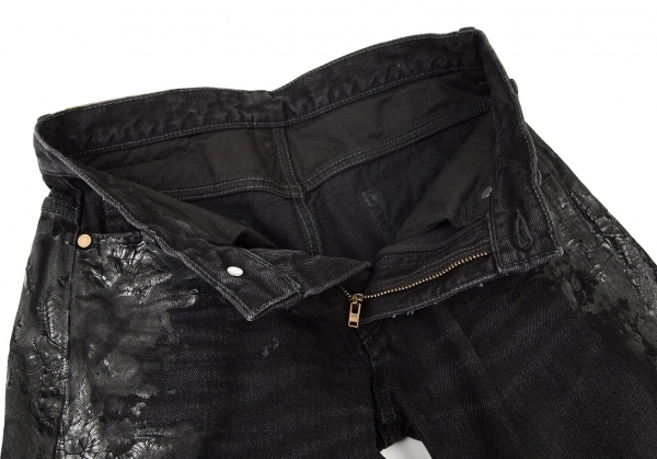 black damage jeans for boys