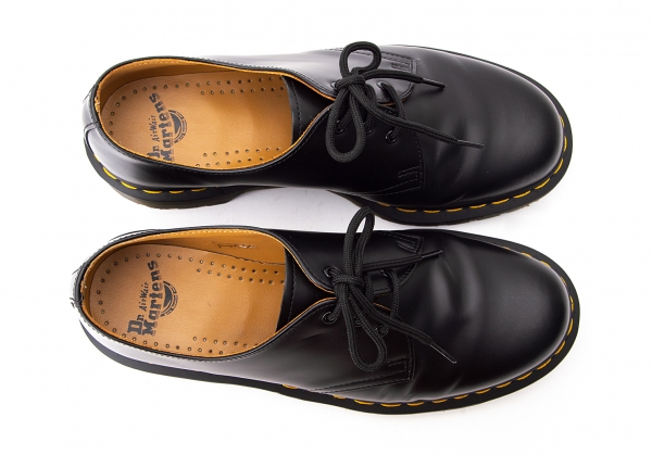 Dr. Martens Leather 3hole Shoes Black UK8 | PLAYFUL