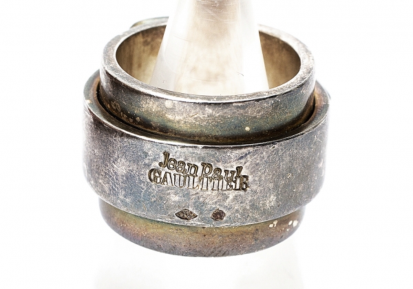 Jean-Paul GAULTIER Belt Design Ring Silver US 9.5 | PLAYFUL