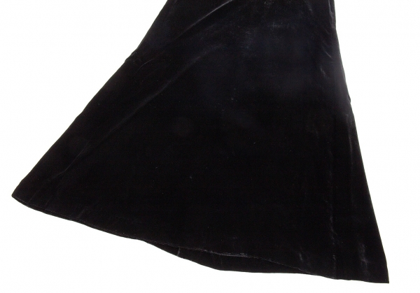 VELVET CAMISOLE DRESS - Black