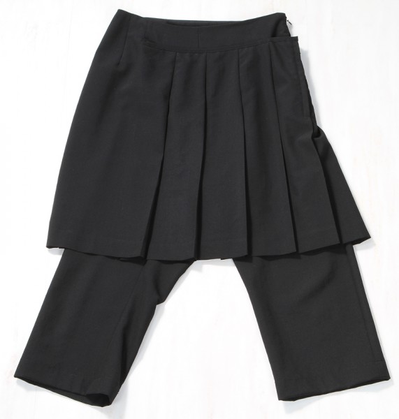トリコ コムデギャルソンtricot COMME des GARCONS スカートパンツ 黒S