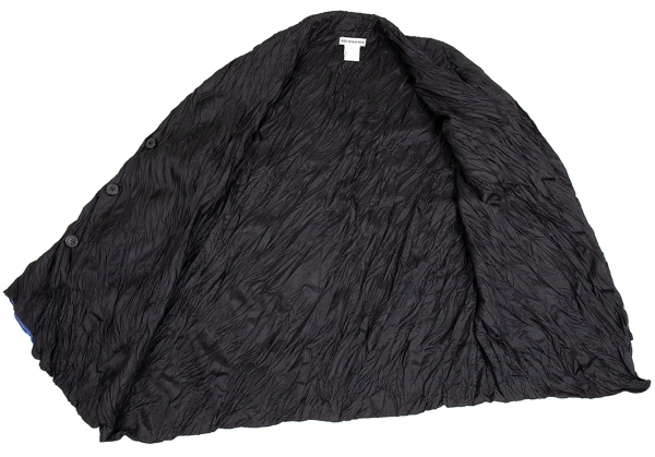 ISSEY MIYAKE MEN Wrinkle Reversible Jacket Black L | PLAYFUL