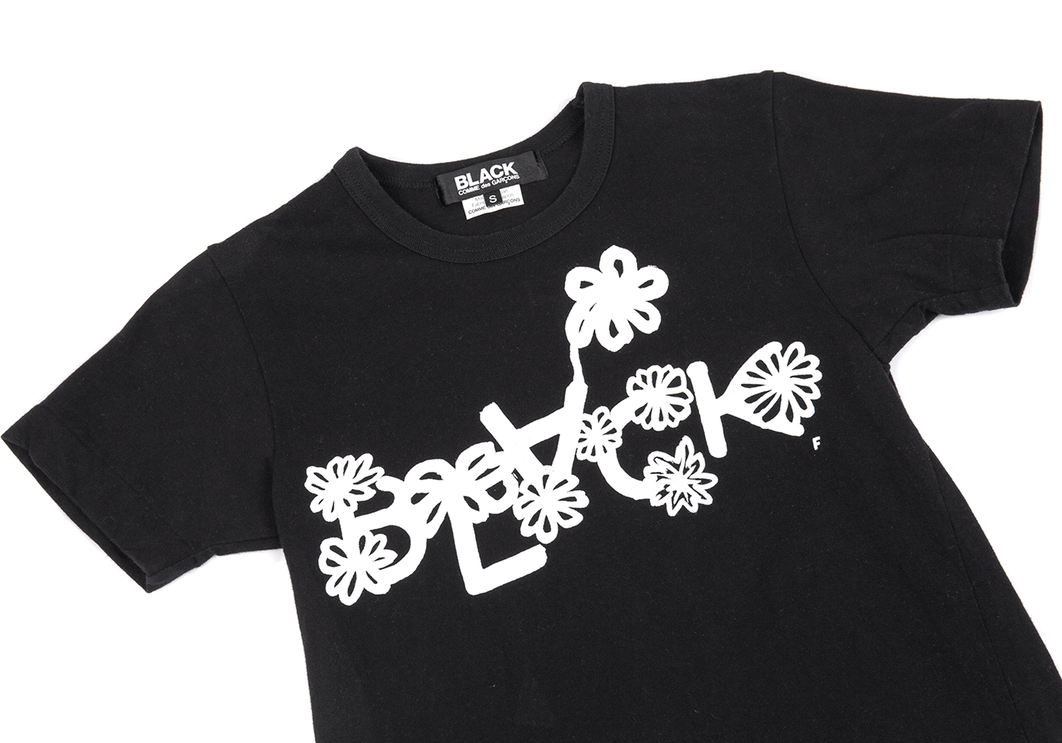 《大人気》コムデギャルソンシャツ☆L 5枚刺繍ワッペン Tシャツ 黒