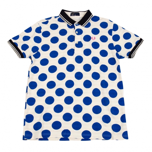 FRED PERRY Striped Polka Dot Polo Shirt PLAYFUL