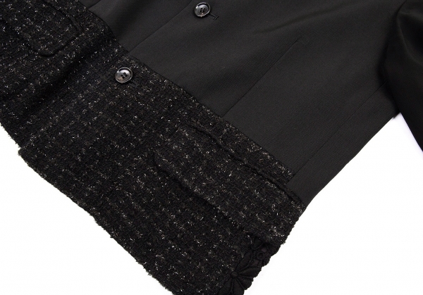 tricot COMME des GARCONS Switched Design Jacket Black M