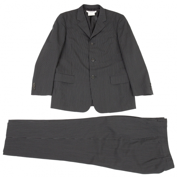 KATHARINE HAMNETT LONDON Striped Summer Jacket & Pants Black M