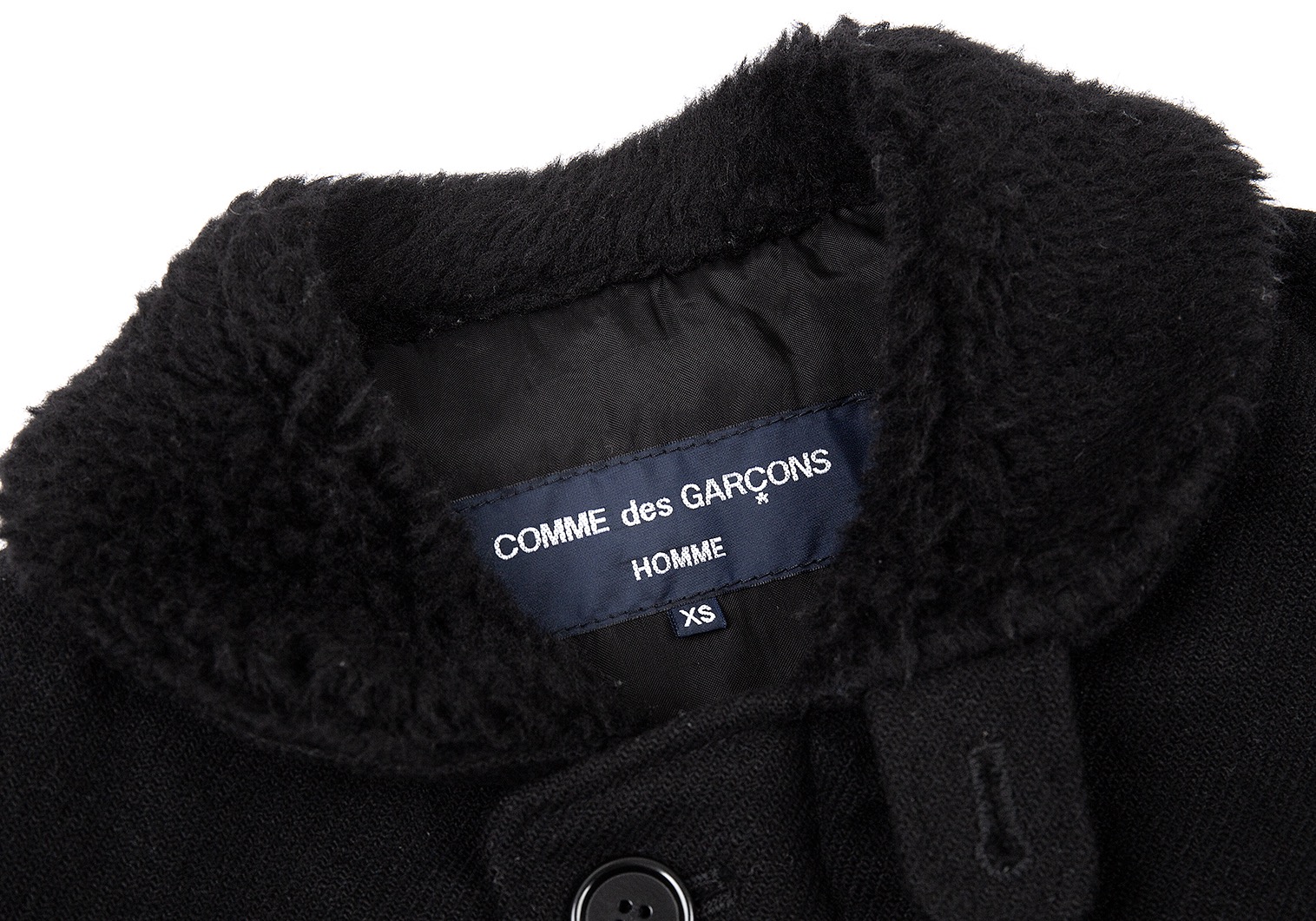 コムデギャルソン オムCOMME des GARCONS HOMME 襟ボアウールジップ