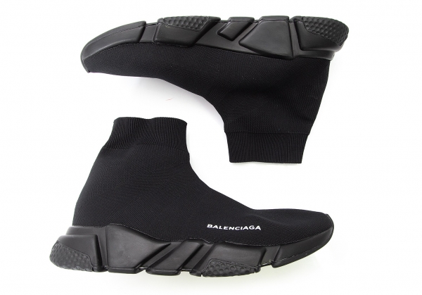Balenciaga Speed Light Knit Sock 20 Triple Black  Crepslocker