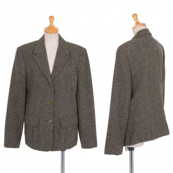 Mademoiselle NON NON SYDNEY H SHAW Tweed Jacket Grey S-M | PLAYFUL