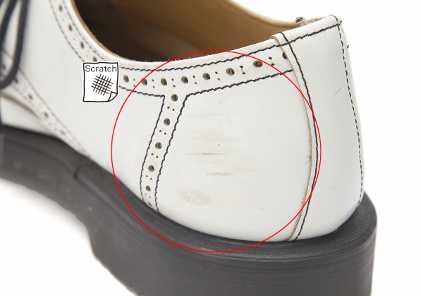 Yohji Yamamoto x George Cox Leather Shoes White 5 1/2 | PLAYFUL
