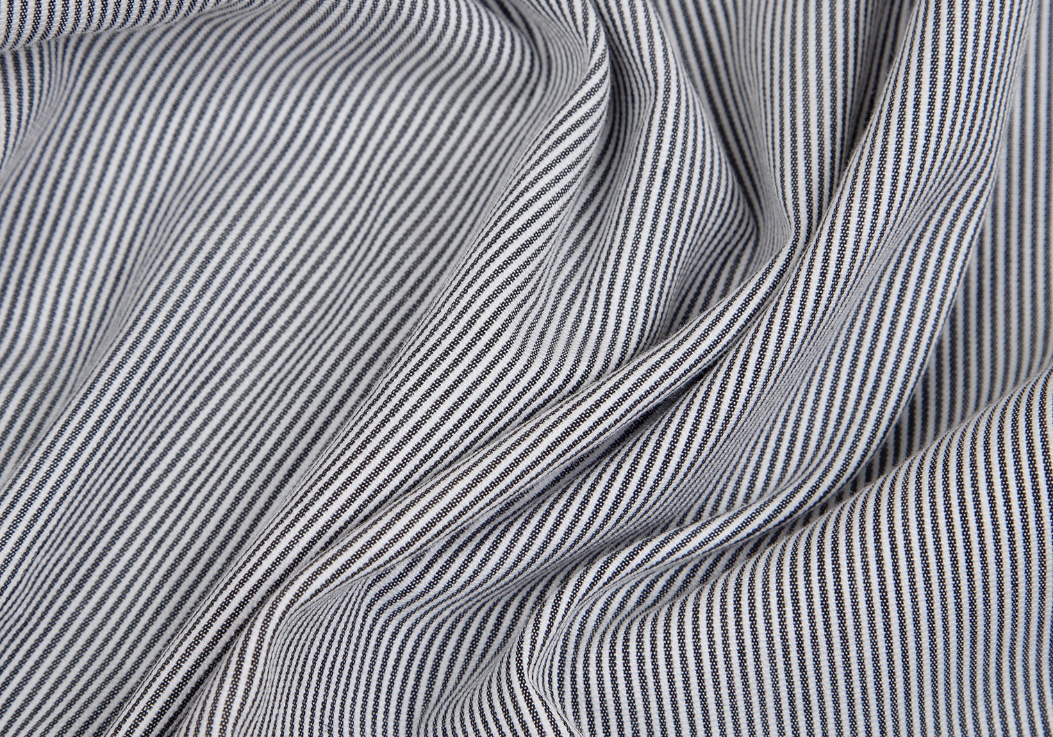 ワイズY's ストライプ裾切替ワイドパンツ 白グレー2