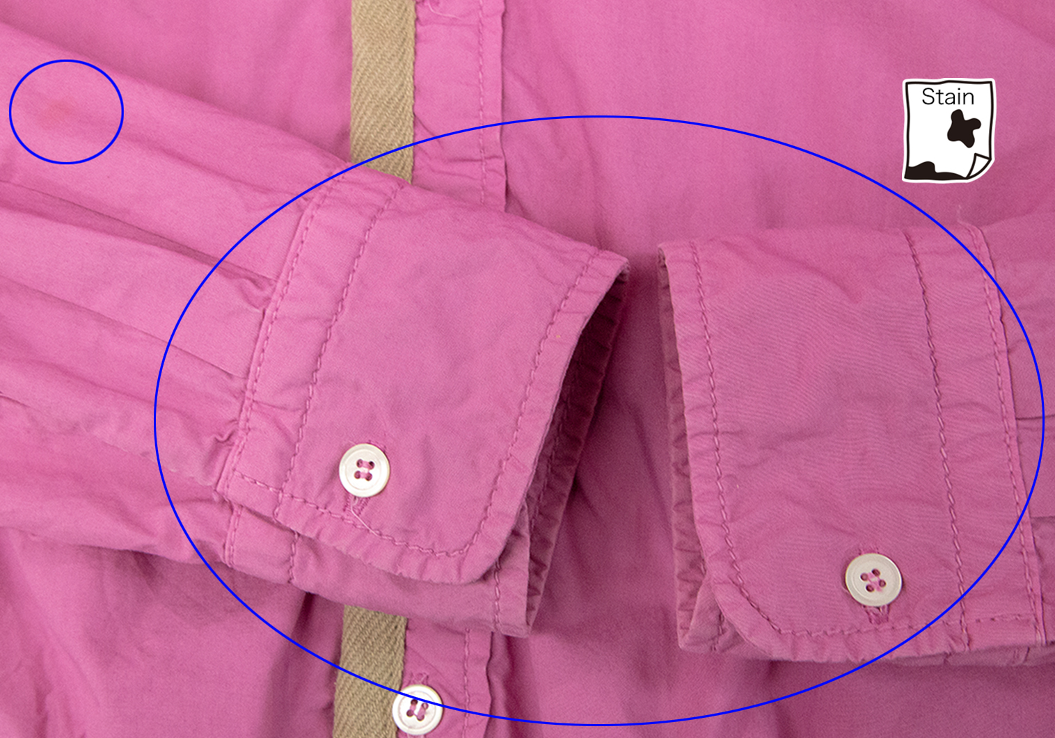 サカイSacai 裾リブパッカリングシャツ ピンク2