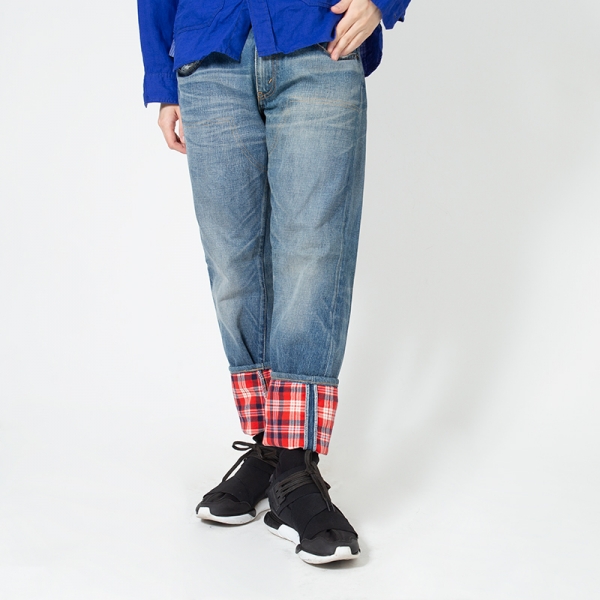 Eye Junya Watanabe Man Levi S Lining Checked Jeans Indigo S Playful