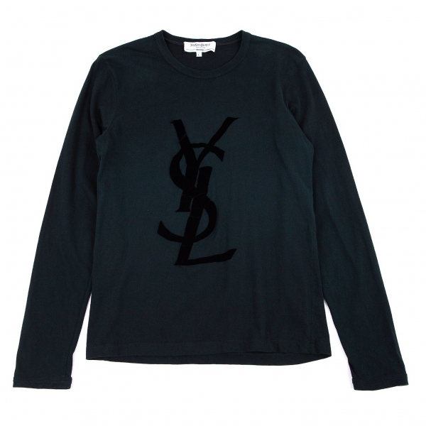 Yves Sain Lauren rivegauche Tシャツ ブラック S