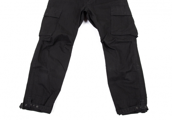 Nylon Cargo Pants - Black - Ladies