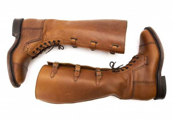 POLO Ralph Lauren Leather Long Boots Brown US 6 | PLAYFUL