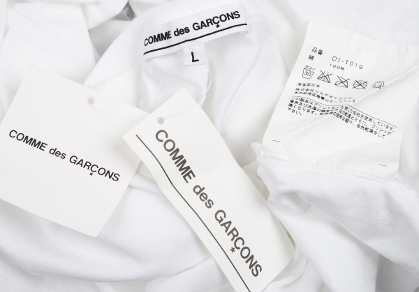 COMME des GARCONS CHROME HEARTS Printed T Shirt White L | PLAYFUL