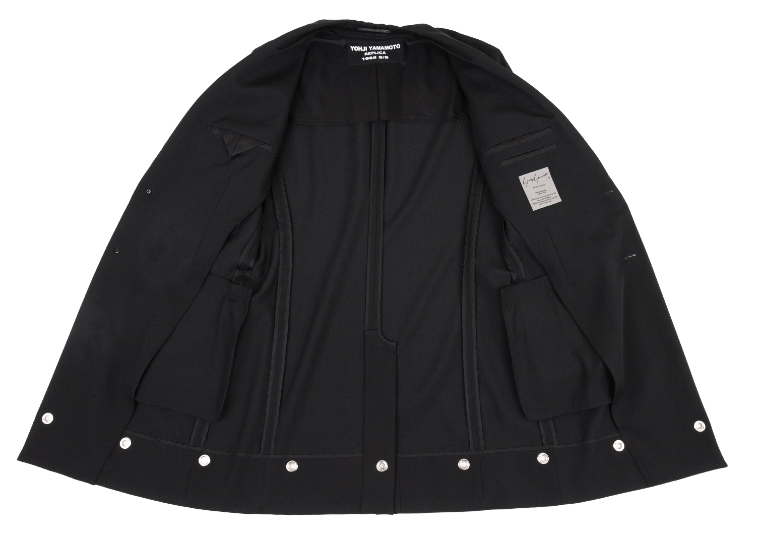 ヨウジヤマモト プールオムYohji Yamamoto POUR HOMME REPLICA 1988S/S ...