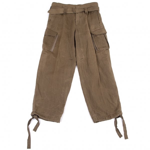 Spring Summer Linen Wide Leg Pants for Men Oversized Cargo Trousers Linens  Streetwear Spring Mens Clothing