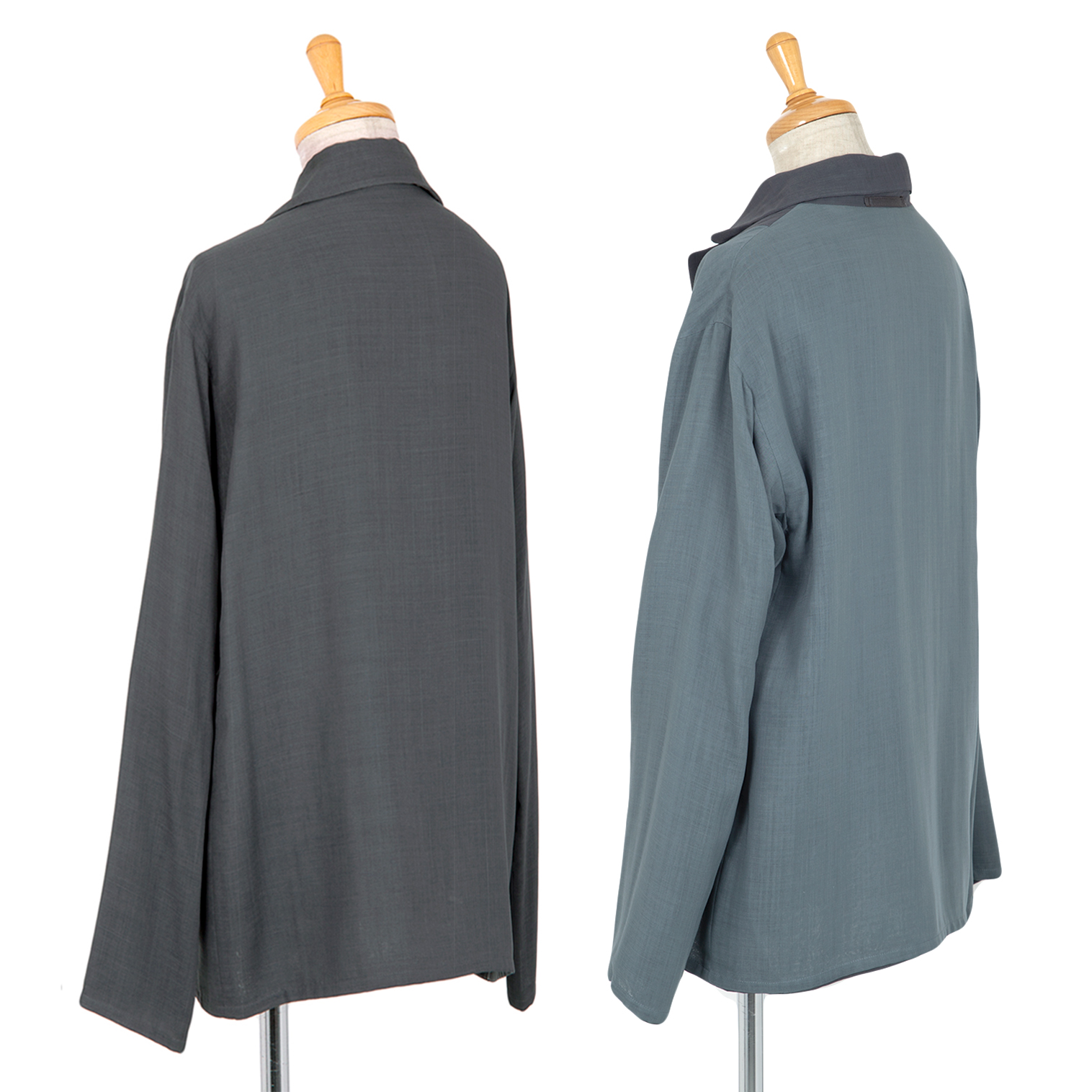 イッセイミヤケISSEY MIYAKE ポリウールバイカラーリバーシブル ...