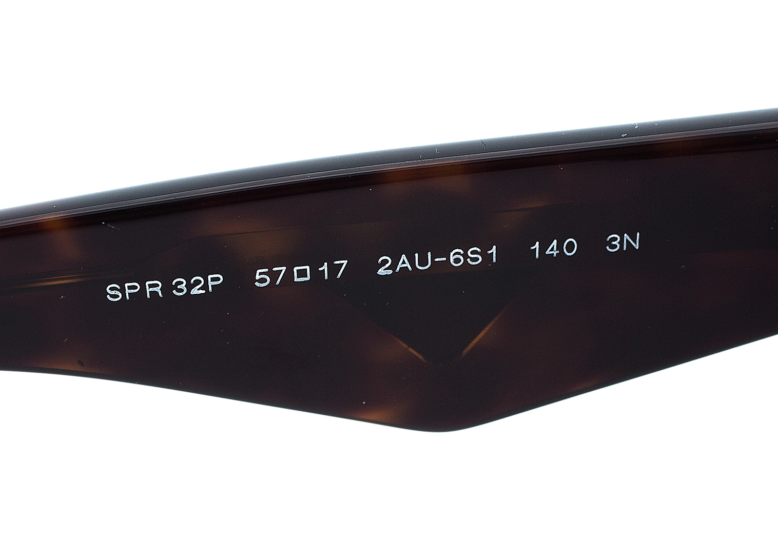 プラダPRADA SPR32P サイドロゴプレートサングラス ブラウン57□17