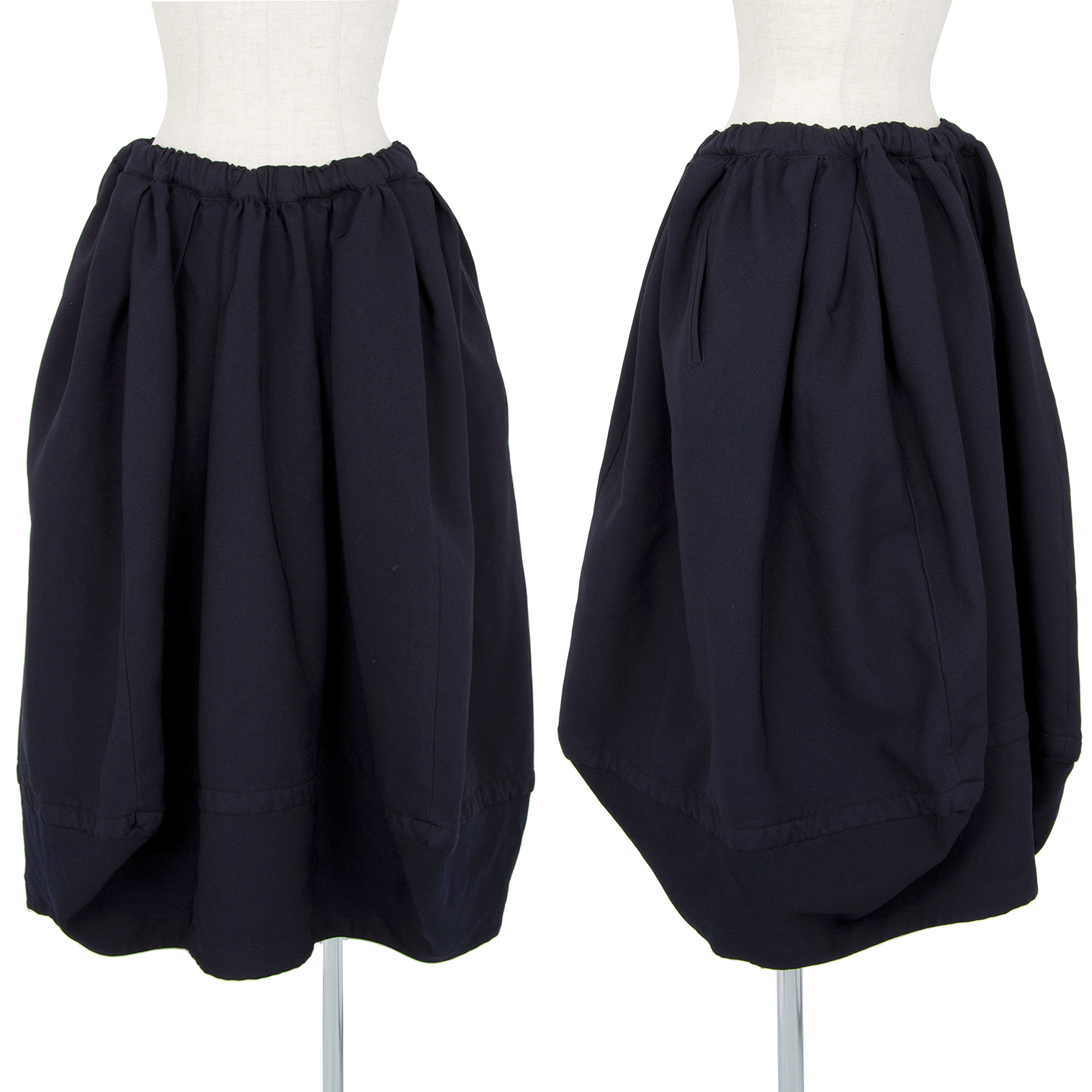 コムデギャルソン 裾変形 バルーン スカート - ロングスカート