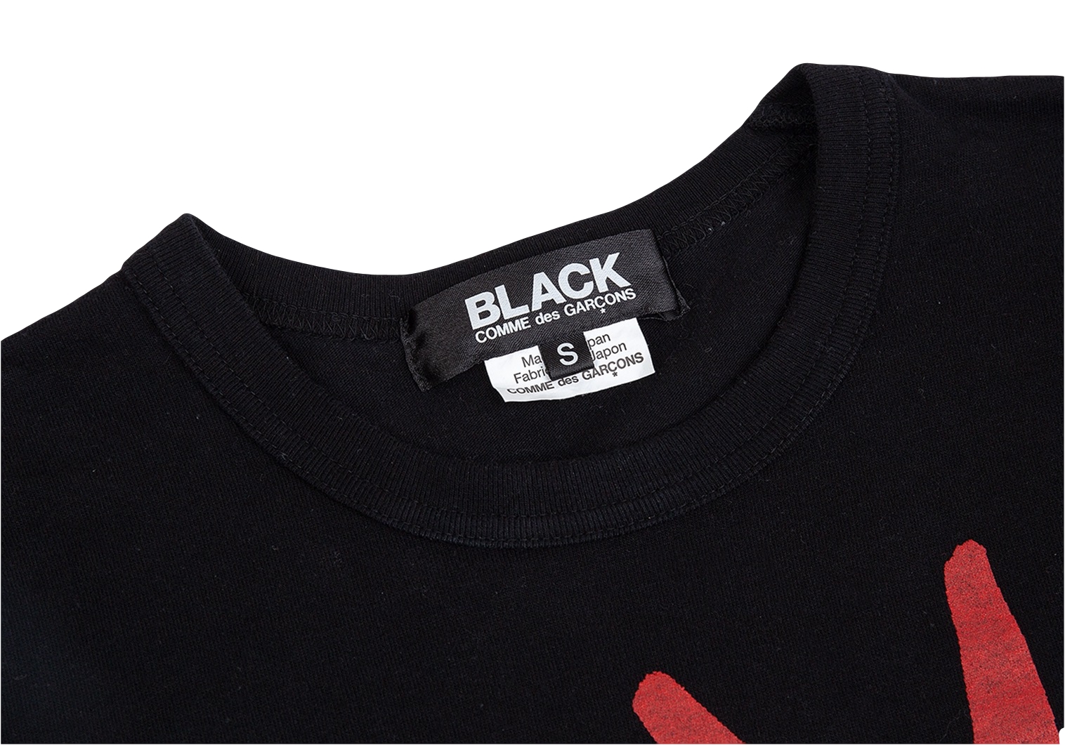 ブラックコムデギャルソンBLACK COMME des GARCONS モヒカンプリントT 