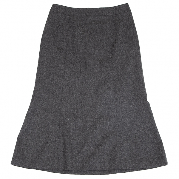 burberry wool skirt grey