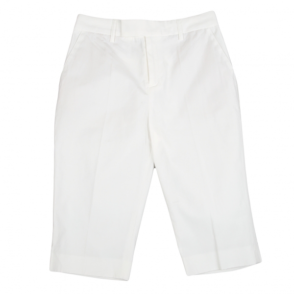 Jean Paul GAULTIER FOR SEPT PREMIERES Cotton Shorts White 36 | PLAYFUL