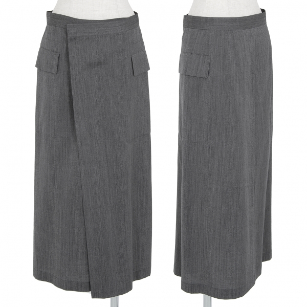コムデギャルソン ラップ風 スカート - ひざ丈スカート