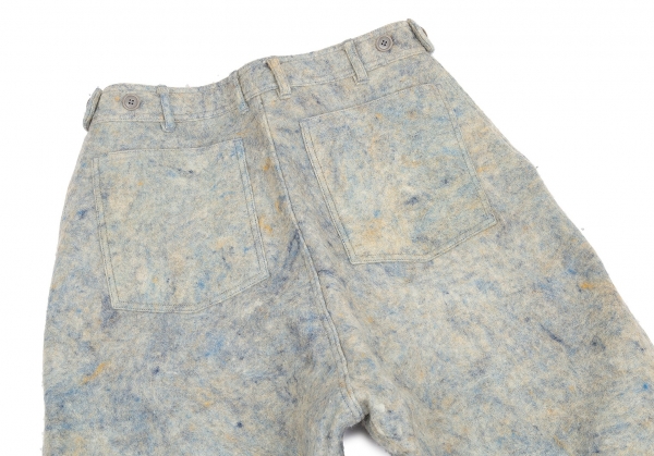 COMME des GARCONS HOMME PLUS Felt Design Wool Pants (Trousers