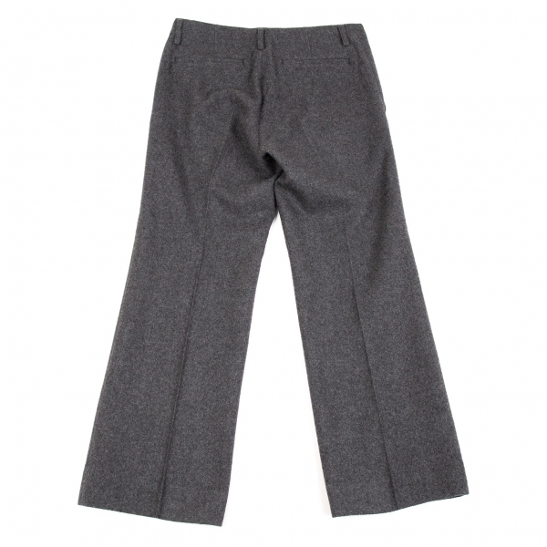 tricot COMME des GARCONS Wool Felt Pants (Trousers) Grey S-M | PLAYFUL