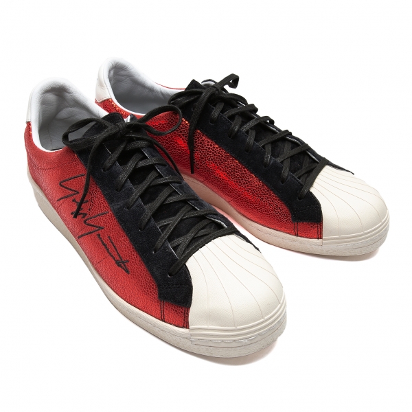 Necesito Pertenece alegría Yohji Yamamoto POUR HOMME adidas Metallic SUPERSTAR Sneaker (Trainers) Red  US 11.5 | PLAYFUL
