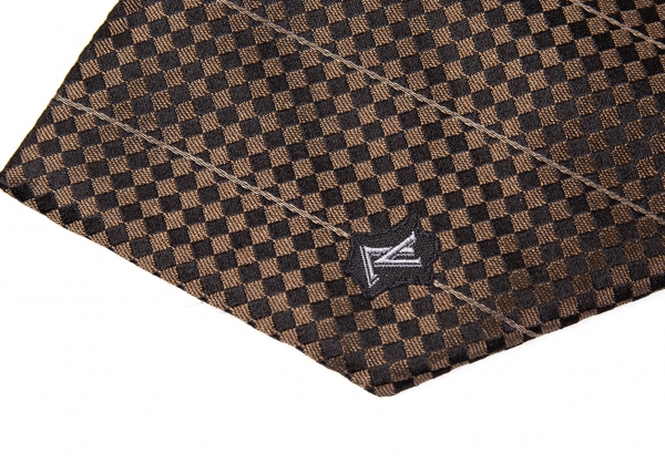 Louis Vuitton Monogram Print Silk Tie