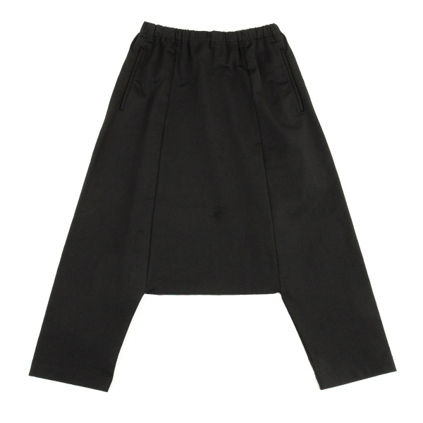 COMME des GARCONS Dropped Crotch Pants (Trousers) Black XS | PLAYFUL