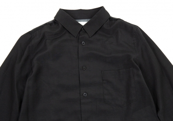 noir kei ninomiya COMME des GARCONS Long Sleeve Shirt Black XS 