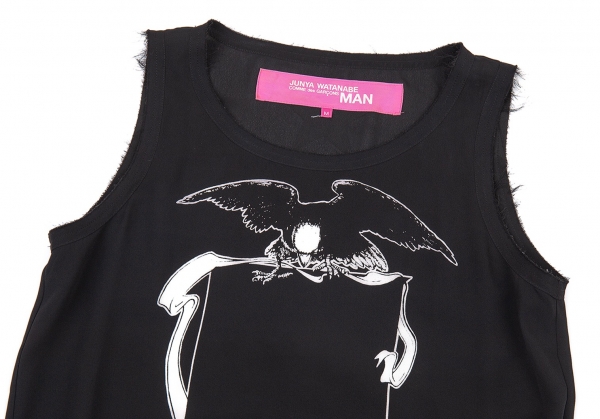 JUNYA WATANABE MAN PINK COMME des GARCONS Tank Top Black S-M | PLAYFUL