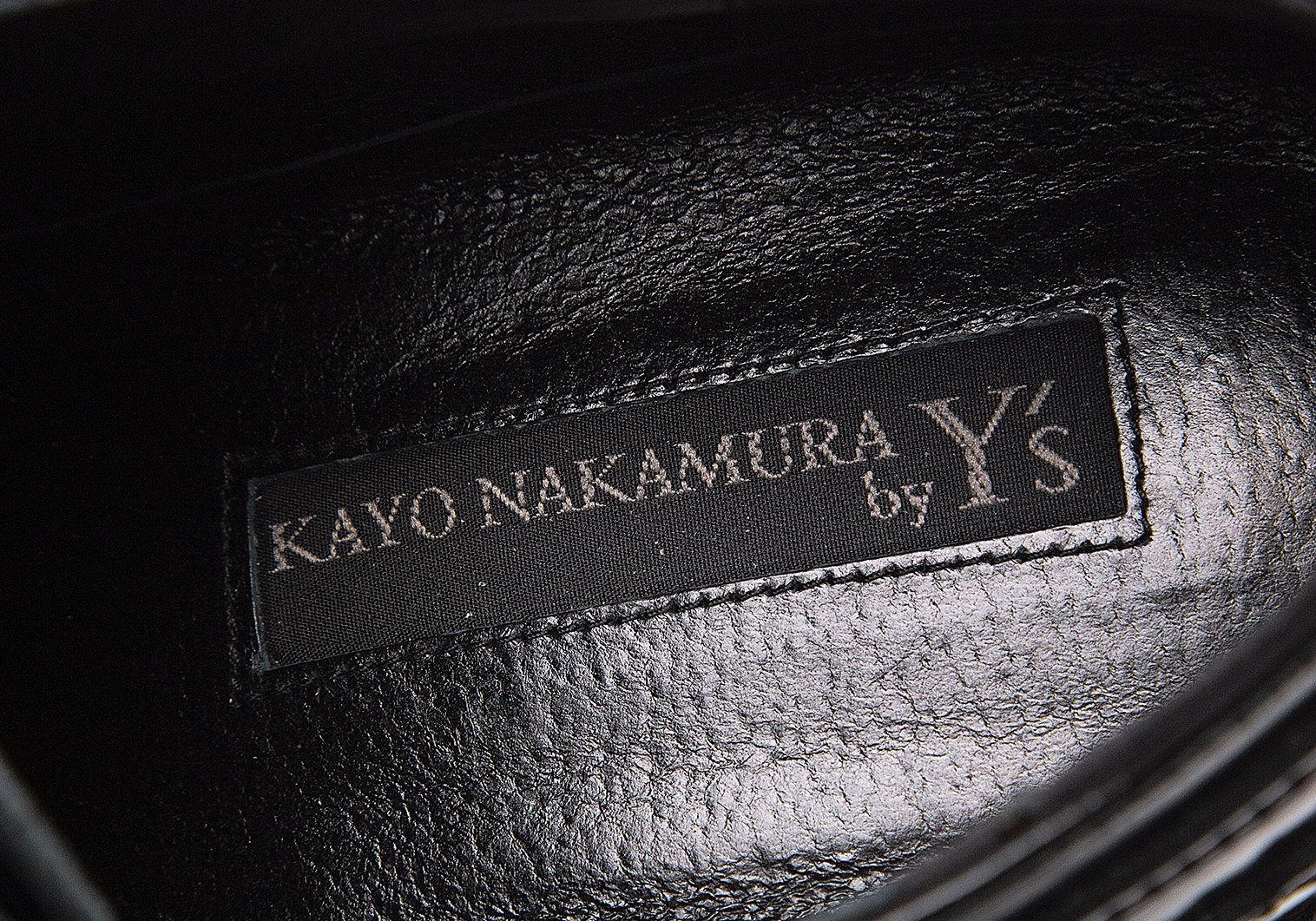 カヨ ナカムラ バイ ワイズKAYO NAKAMURA by Y's シャークソールジップ
