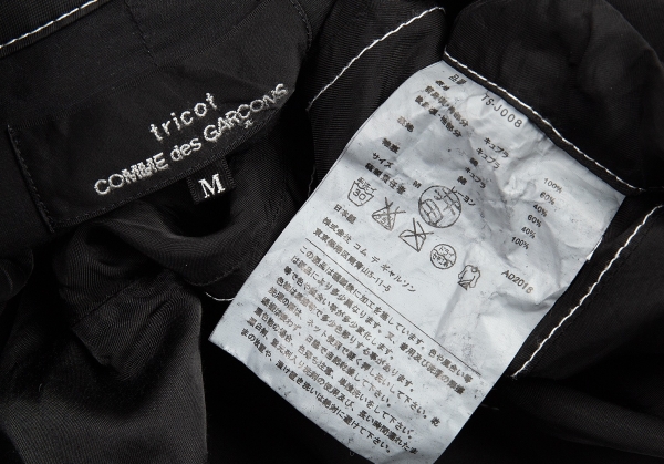 tricot COMME des GARCONS Stitched Jacket Black M | PLAYFUL