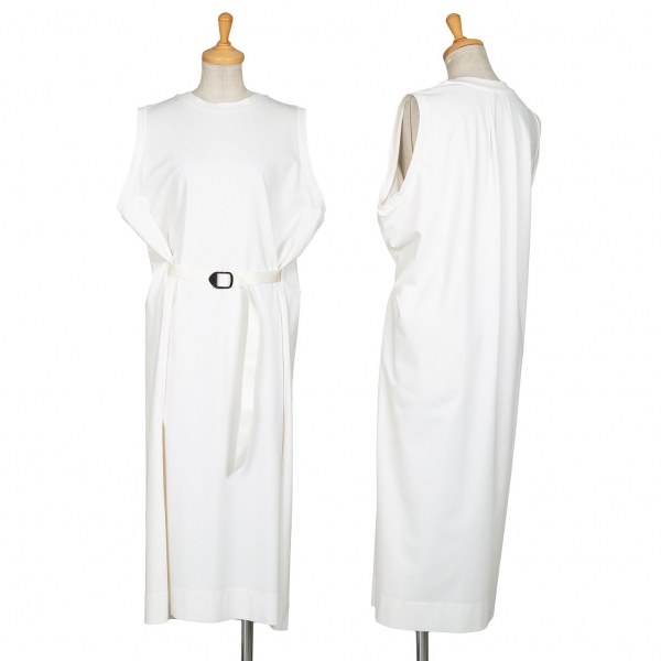 HYKE Stretch Sleeveless Dress White 1 | PLAYFUL