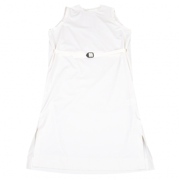 HYKE Stretch Sleeveless Dress White 1 | PLAYFUL